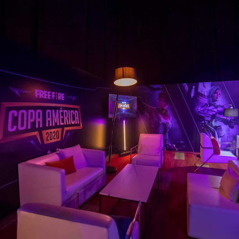 salas de descanso en la copa america free fire 2020 para garena