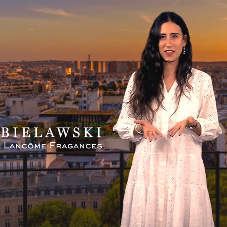 Bielawski de lancome fragances en evento digital internacional para lancome