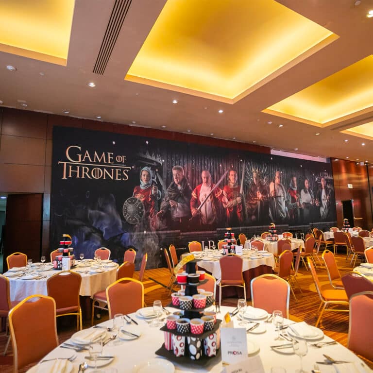 decoración de pared game of thrones fiesta navidad prosa